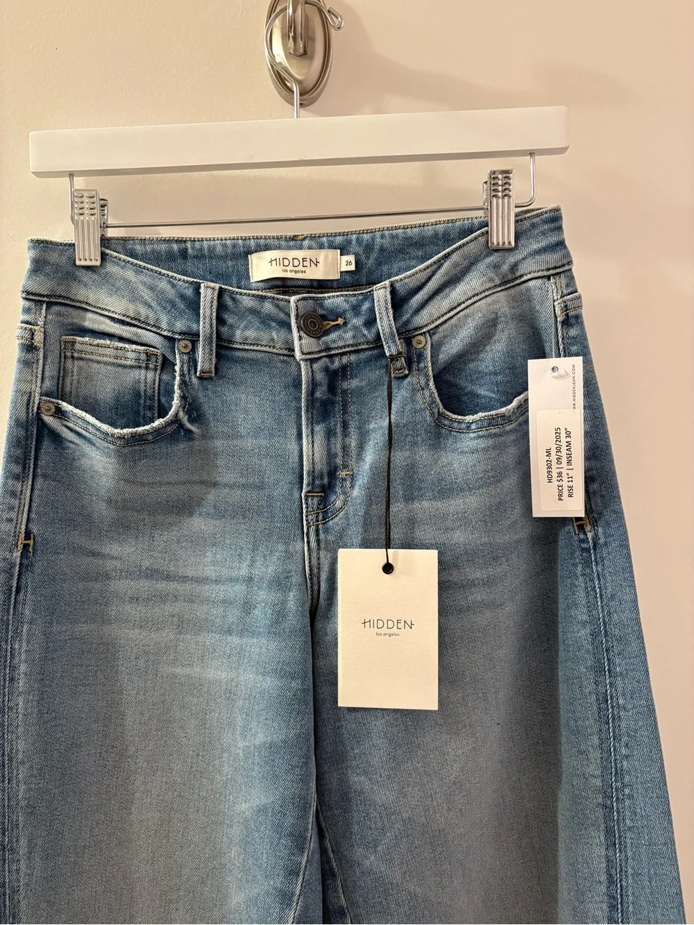 HIDDEN-Nori Wide Leg NWT Size 26 - Picture 3 of 6